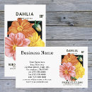 Search for dahlia flower business cards Dahlias