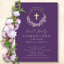 Search for girl first communion invitations Cross
