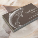 Search for wildlife business cards Fishing