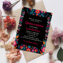 Search for fiesta quinceanera invitations Black background