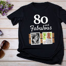 Search for 80th birthday tshirts 80 years old