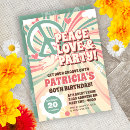 Search for 60s party invitations Hippie