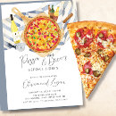 Search for beer rehearsal dinner invitations Pizza and beer