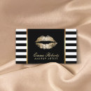 Search for cosmetics business cards Make up artist
