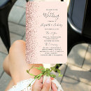 Search for blush pink wedding programs Trendy