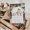 Search for wildflower 1st birthday invitations Botanical