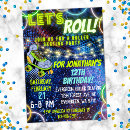 Search for skate party invitations Retro
