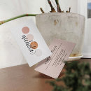 Search for feminine business cards Hair stylist