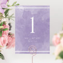 Search for lavender table cards Purple