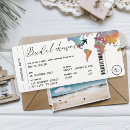Search for airplane bridal shower invitations Boarding pass