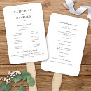 Search for fan wedding programs Classic