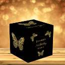 Search for butterfly favor boxes Gold