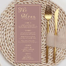 Search for fancy wedding menus Reception