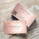 Search for rose gold business cards Pink