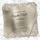 Search for platinum birthday invitations Glitter