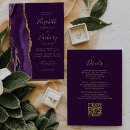 Search for plum wedding invitations Modern