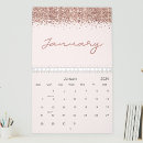 Search for rose gold calendars Elegant