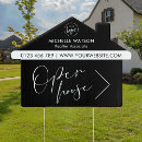 Search for open house signs Real estate