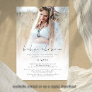 Search for photo baby shower invitations Minimalist
