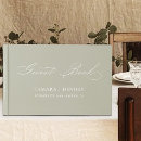 Search for green sage guest books Elegant