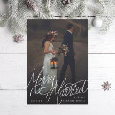 Search for romantic christmas cards Merry and married