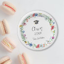 Search for graduation party plates Wildflowers