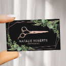 Search for geometric business cards Hairstylist