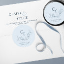 Search for wedding envelope seals Blue
