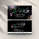 Search for sparkling clean business cards Holographic
