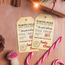 Search for north pole gift tags Merry christmas