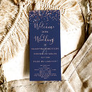 Search for rose gold wedding programs Chic