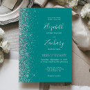 Search for teal wedding invitations Minimalist