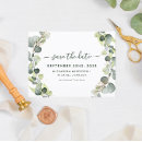 Search for eucalyptus save the dates Elegant