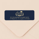 Search for graduation return address labels High school