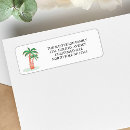 Search for palm trees return address labels Hawaii