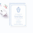 Search for monogram baby shower invitations Preppy