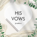 Search for wedding vow notebooks His vows