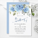 Search for blue hydrangea wedding invitations Greenery