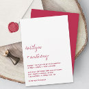 Search for magenta wedding invitations Trendy