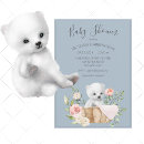 Search for polar bear baby shower invitations Cute
