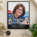 Search for funeral memorial canvas prints Forever in our hearts