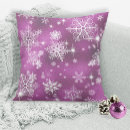 Search for pink snowflake pillows Snowflakes
