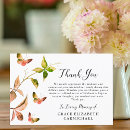 Search for in loving memory thank you cards Botanical