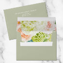 Search for floral lined envelopes Bridal shower