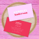 Search for typography business cards Feminine