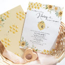 Search for honey bee baby shower invitations Sunflowers