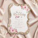 Search for sparkle wedding invitations Floral