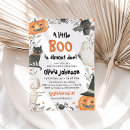 Search for baby boo invitations Watercolor modern elegant cute