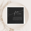 Search for fun facts napkins Typography