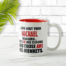 Search for funny monkey gifts Not my circus